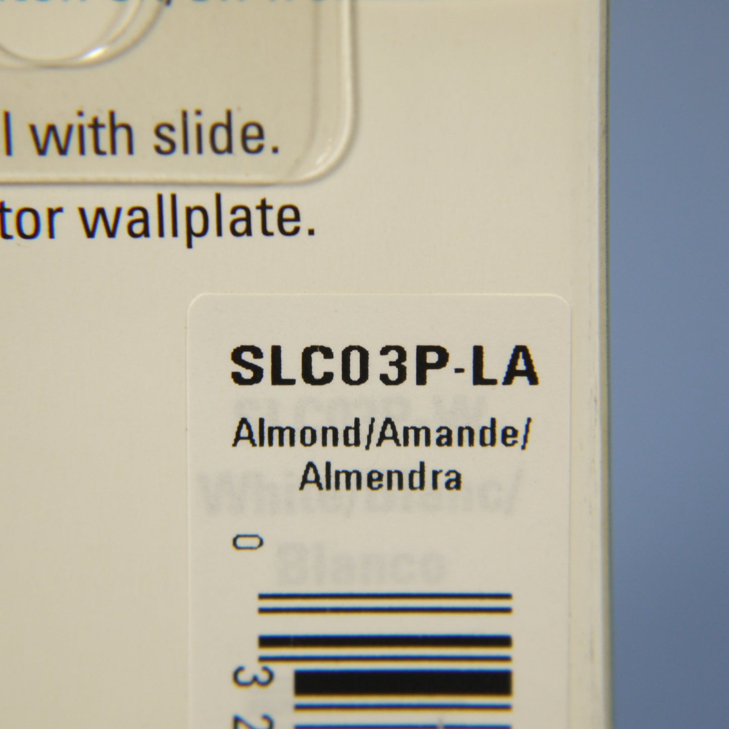 Cooper Skye Light Almond LED/CFL 600W Inc/Halogen Slide Dimmer Switch SLC03P-LA