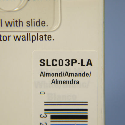Cooper Skye Light Almond LED/CFL 600W Inc/Halogen Slide Dimmer Switch SLC03P-LA