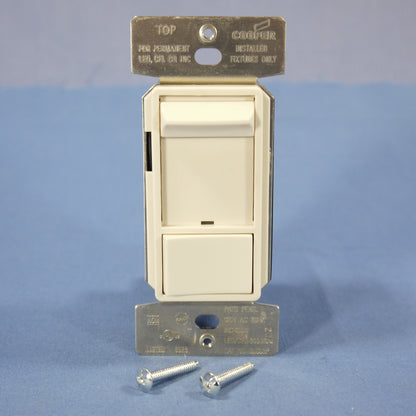 Cooper Skye Light Almond LED/CFL 600W Inc/Halogen Slide Dimmer Switch SLC03P-LA