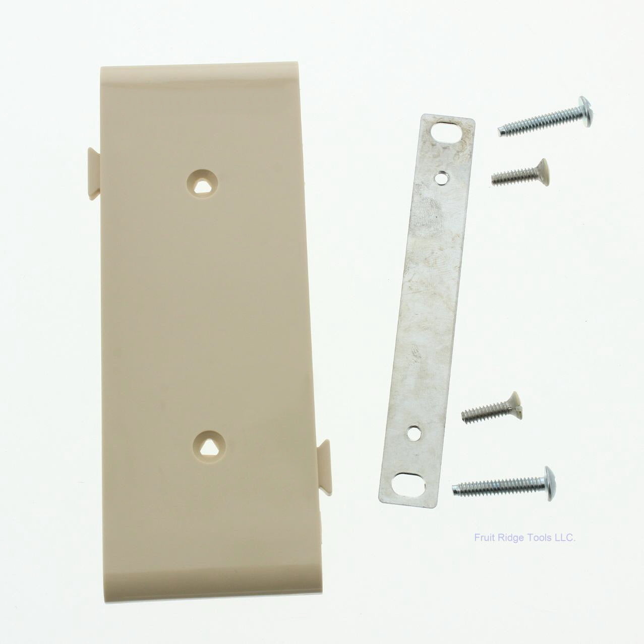 Cooper STC14V Ivory 1-Gang Blank Unbreakable Sectional Wallplate Cover Box Mount