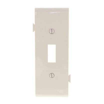Cooper STC1V Ivory 1-Gang Toggle Switch Unbreakable Mid-Size Wallplate Cover