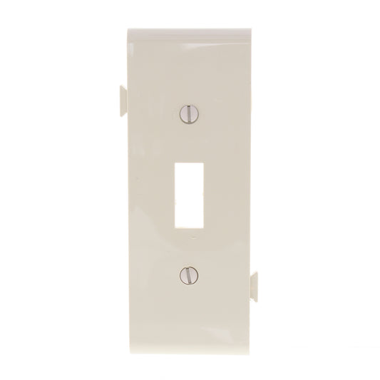 Cooper STC1V Ivory 1-Gang Toggle Switch Unbreakable Mid-Size Wallplate Cover