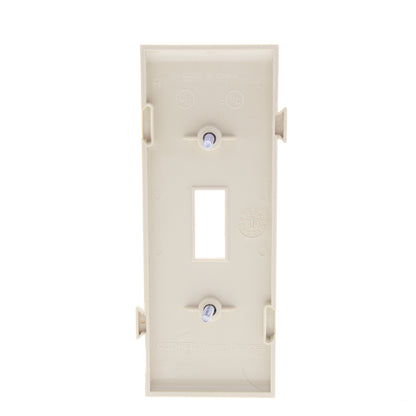 Cooper STC1V Ivory 1-Gang Toggle Switch Unbreakable Mid-Size Wallplate Cover