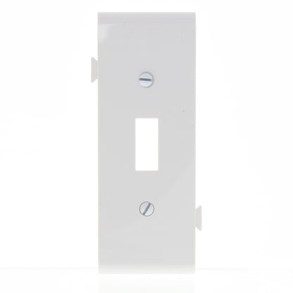 Cooper STC1W White Center Sectional Toggle Switch Nylon Wallplate Middle Cover