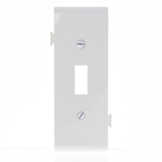 Cooper STC1W White Center Sectional Toggle Switch Nylon Wallplate Middle Cover