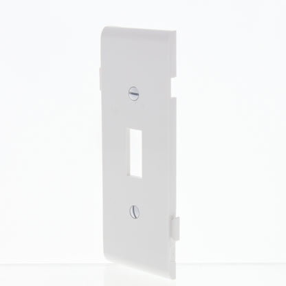 Cooper STC1W White Center Sectional Toggle Switch Nylon Wallplate Middle Cover
