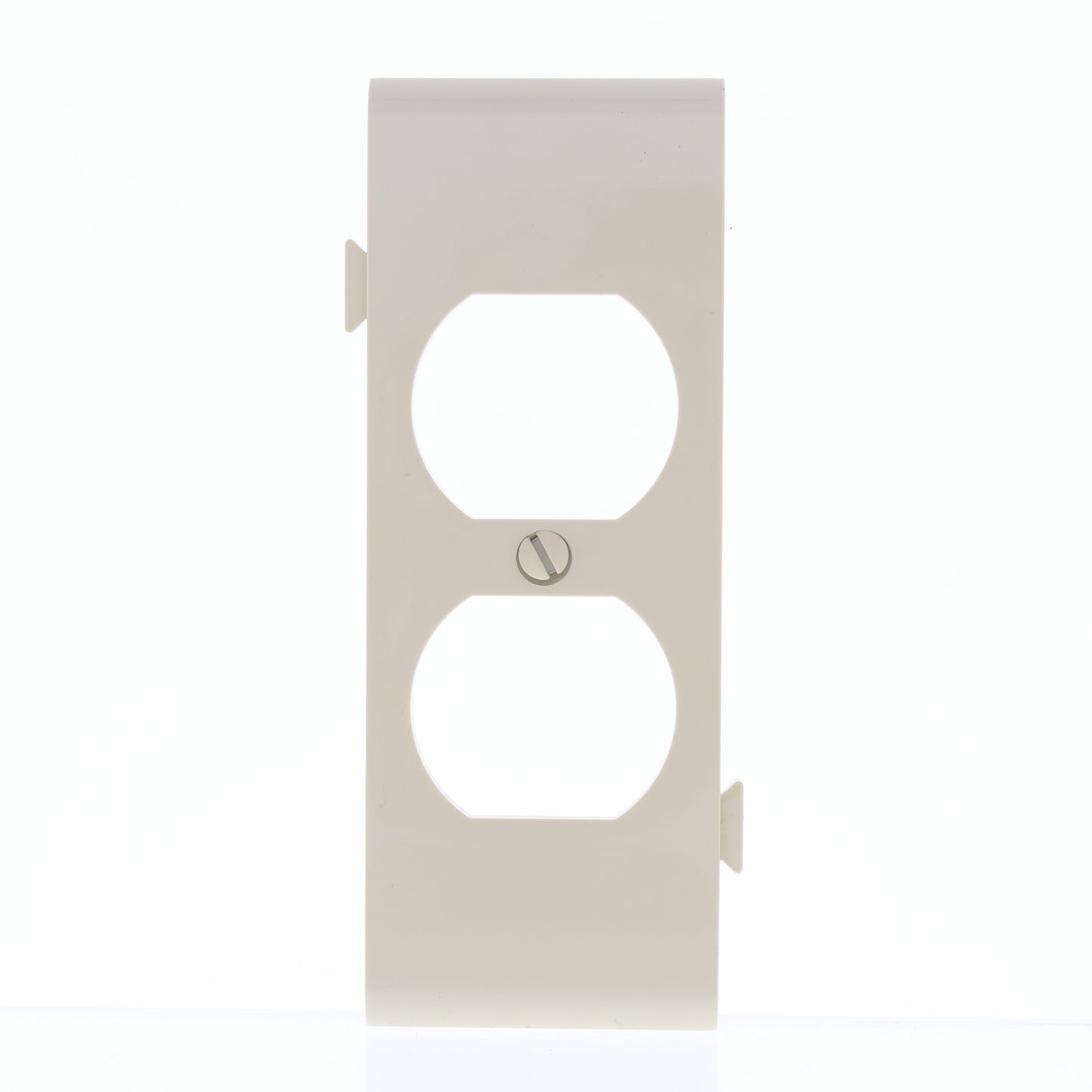 Cooper STC8V Ivory 1-Gang Duplex Outlet Unbreakable Mid-Size Wallplate Cover