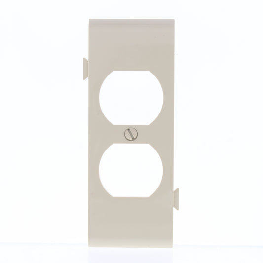 Cooper STC8V Ivory 1-Gang Duplex Outlet Unbreakable Mid-Size Wallplate Cover