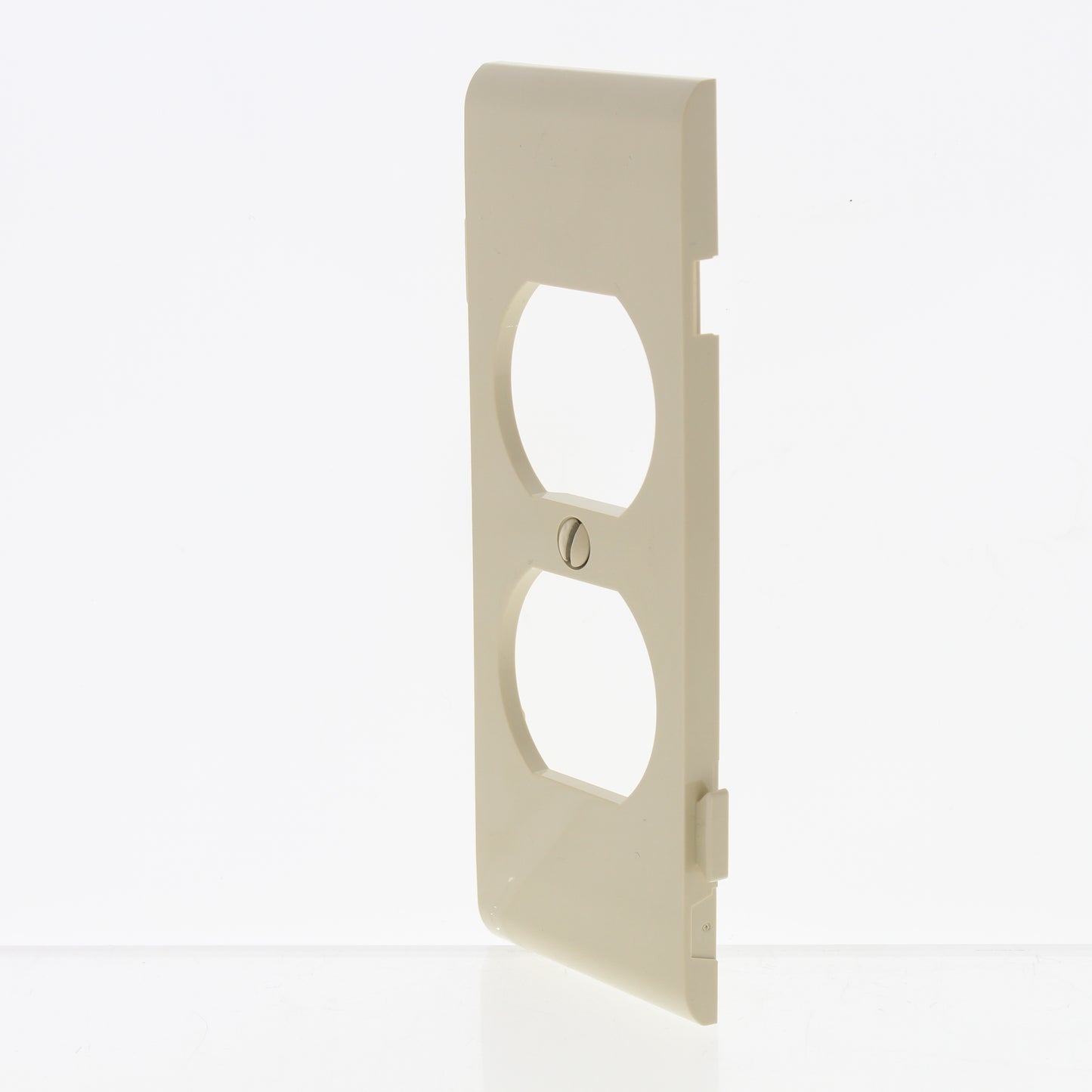 Cooper STC8V Ivory 1-Gang Duplex Outlet Unbreakable Mid-Size Wallplate Cover