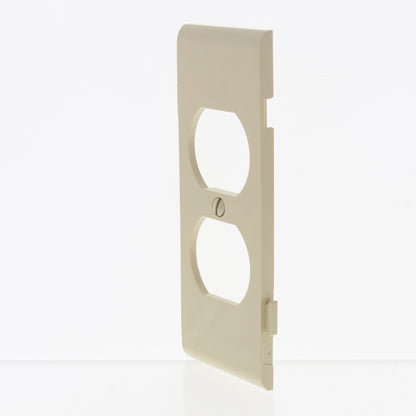Cooper STC8V Ivory 1-Gang Duplex Outlet Unbreakable Mid-Size Wallplate Cover
