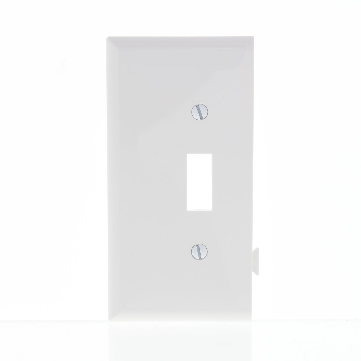 Cooper STE1W White 1-Gang Toggle Switch Mid-Size Wallplate Unbreakable Cover