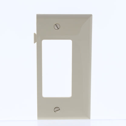 Cooper STE26V Ivory 1-Gang Decorator GFCI Thermoplastic Mid-Size Wallplate Cover