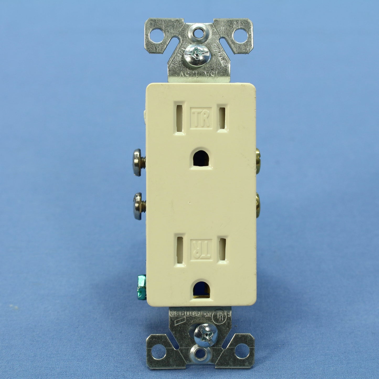 Cooper TR1107A Almond Residential TR 5-15R 15A Duplex Receptacle Bulk Outlet
