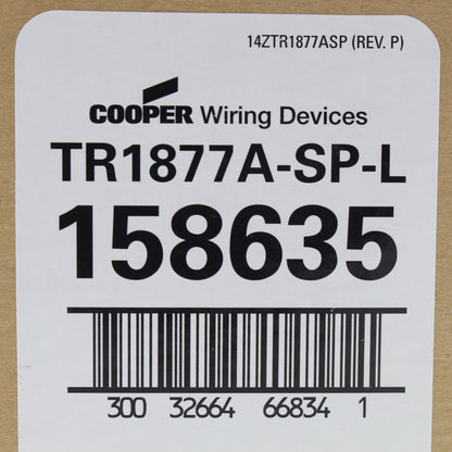 10 Cooper Almond Tamper Resistant Single Outlet Receptacles 5-20 20A TR1877A