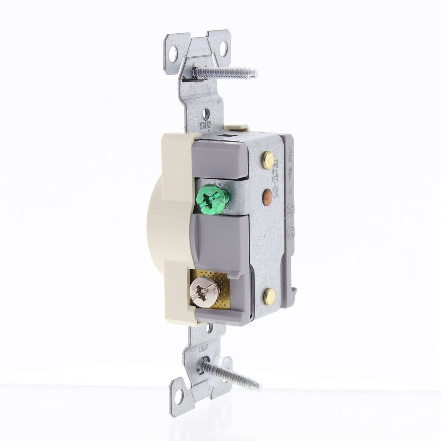 10 Cooper Almond Tamper Resistant Single Outlet Receptacles 5-20 20A TR1877A