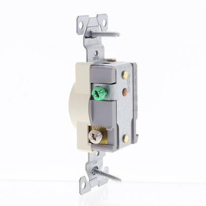 10 Cooper Almond Tamper Resistant Single Outlet Receptacles 5-20 20A TR1877A