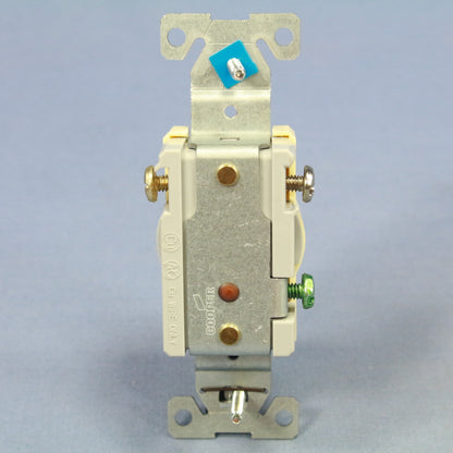 Cooper Ivory Tamper Resistant Commercial Single Outlet Receptacle 20A TR1877V
