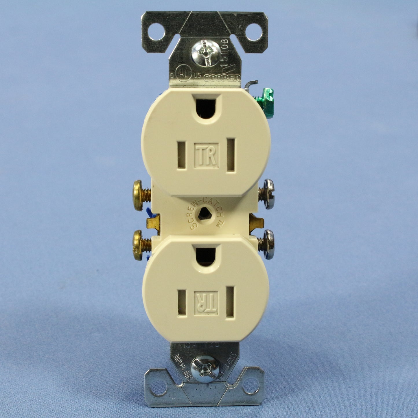 10 Cooper Almond Tamper Resistant Duplex Receptacle Outlets Nema 5-15 15A TR270A