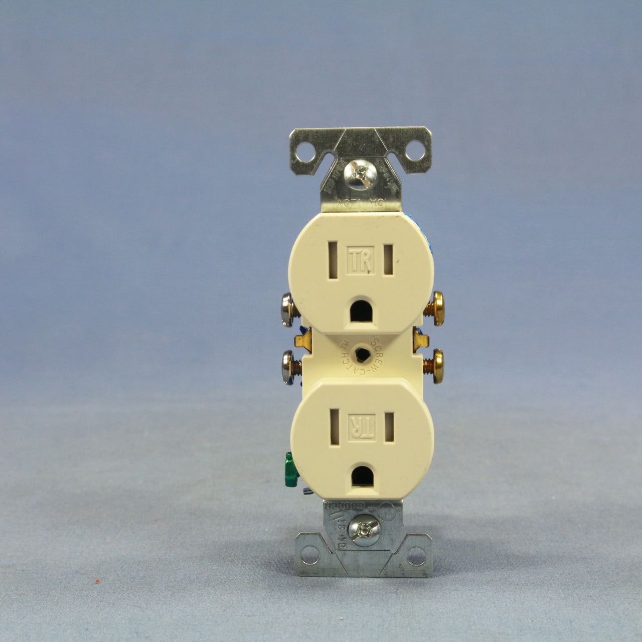 Cooper Almond Tamper Resistant Duplex Receptacle Outlet Nema 5-15 15A TR270A