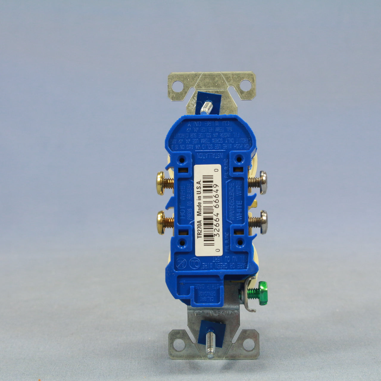 Cooper Almond Tamper Resistant Duplex Receptacle Outlet Nema 5-15 15A TR270A