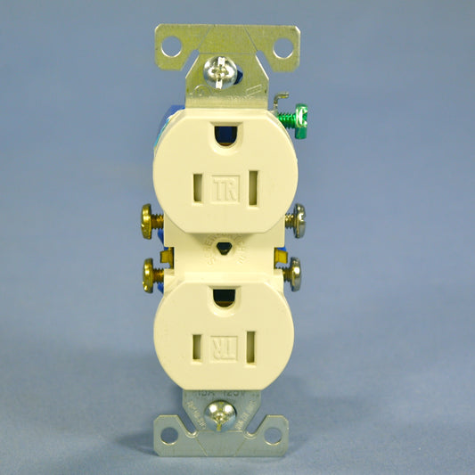 Cooper Almond Tamper Resistant Duplex Receptacle Outlet 5-15R 15A Bulk TR270A
