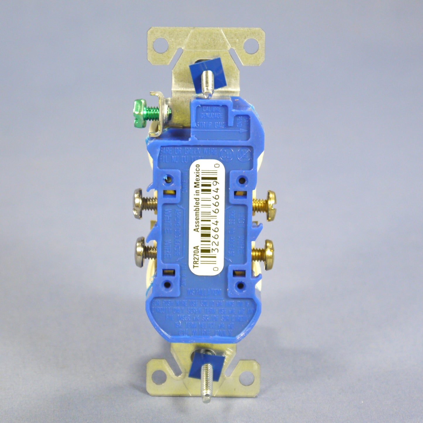Cooper Almond Tamper Resistant Duplex Receptacle Outlet 5-15R 15A Bulk TR270A