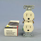 Cooper Light Almond Tamper Resistant Duplex Receptacle Nema 5-15 15A TR270LA