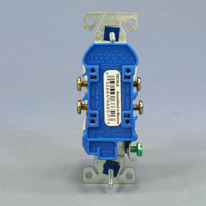 Cooper Light Almond Tamper Resistant Duplex Receptacle Nema 5-15 15A TR270LA