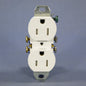 Cooper TR270 White Tamper Resistant Duplex Receptacle 5-15R 15A Bulk NO EARS