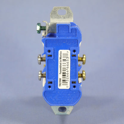Cooper TR270 White Tamper Resistant Duplex Receptacle 5-15R 15A Bulk NO EARS