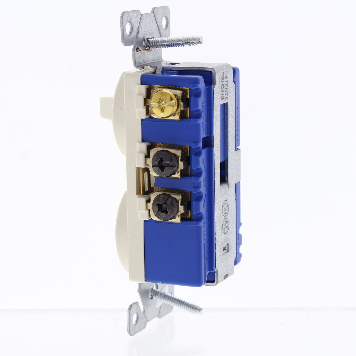 Cooper TR274A Almond Tamper Resistant Pilot Light Switch Receptacles 15A 10-Pack