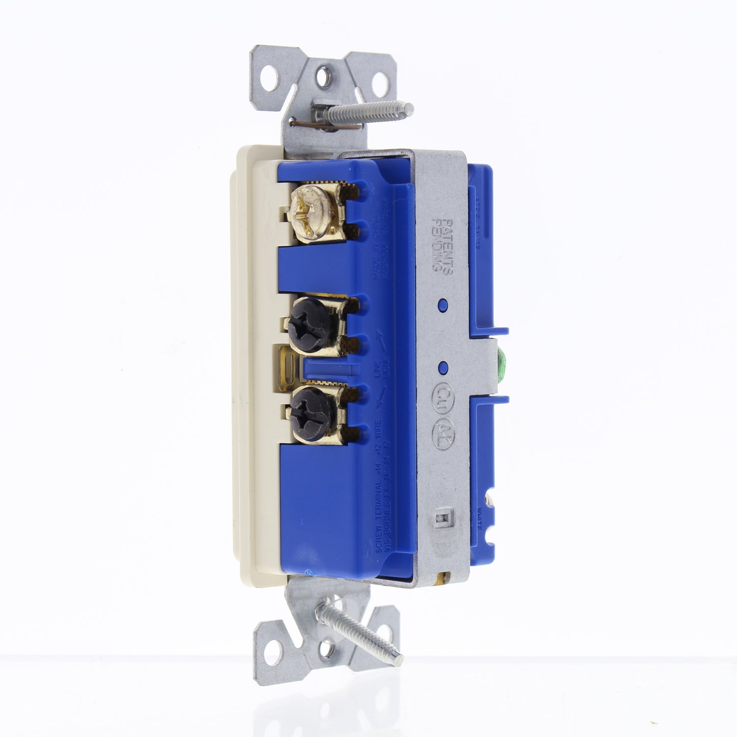 Cooper TR7730A Almond Tamper Resistant 1-Pole Decorator Switch Outlet 15A