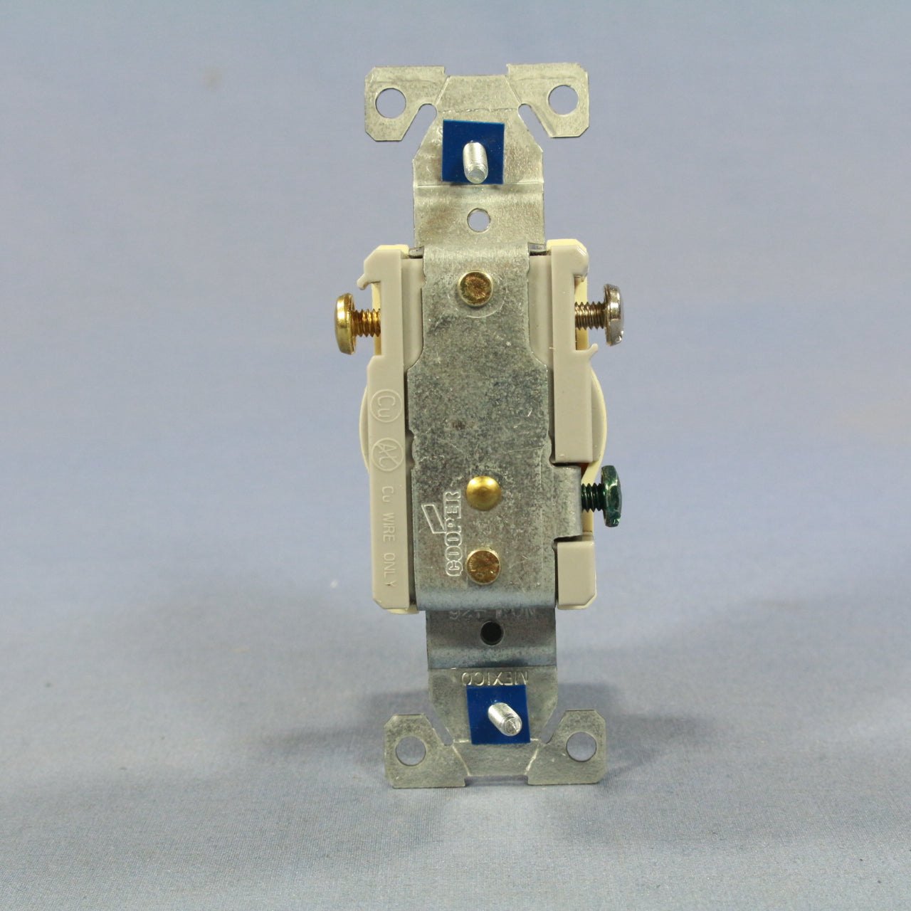 Cooper Almond Tamper Resistant Commercial Single Receptacle 5-15R 15A TR817A