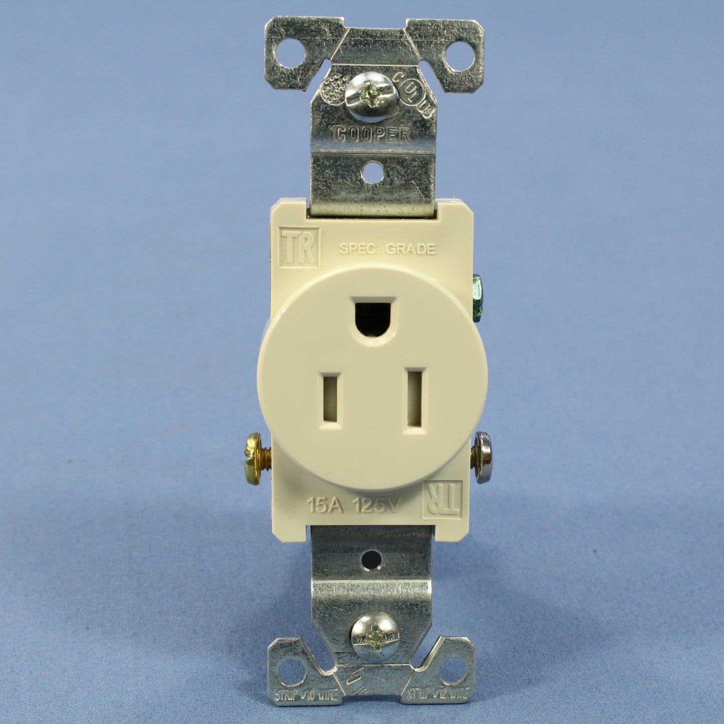 Cooper TR817LA Light Almond 15A Tamper Resistant Single Receptacles 5-15R 10pcs