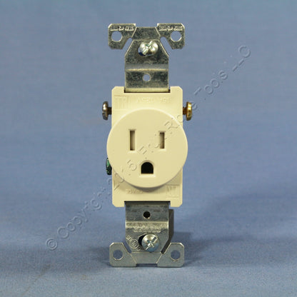 Cooper Lt Almond Tamper Resistant Commercial Single Receptacle 5-15R 15A TR817LA