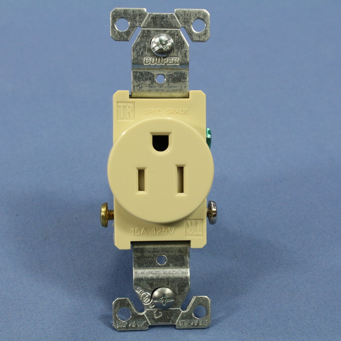Cooper TR817V Ivory 15A Tamper Resistant Single Receptacle Outlets 5-15R 10pcs
