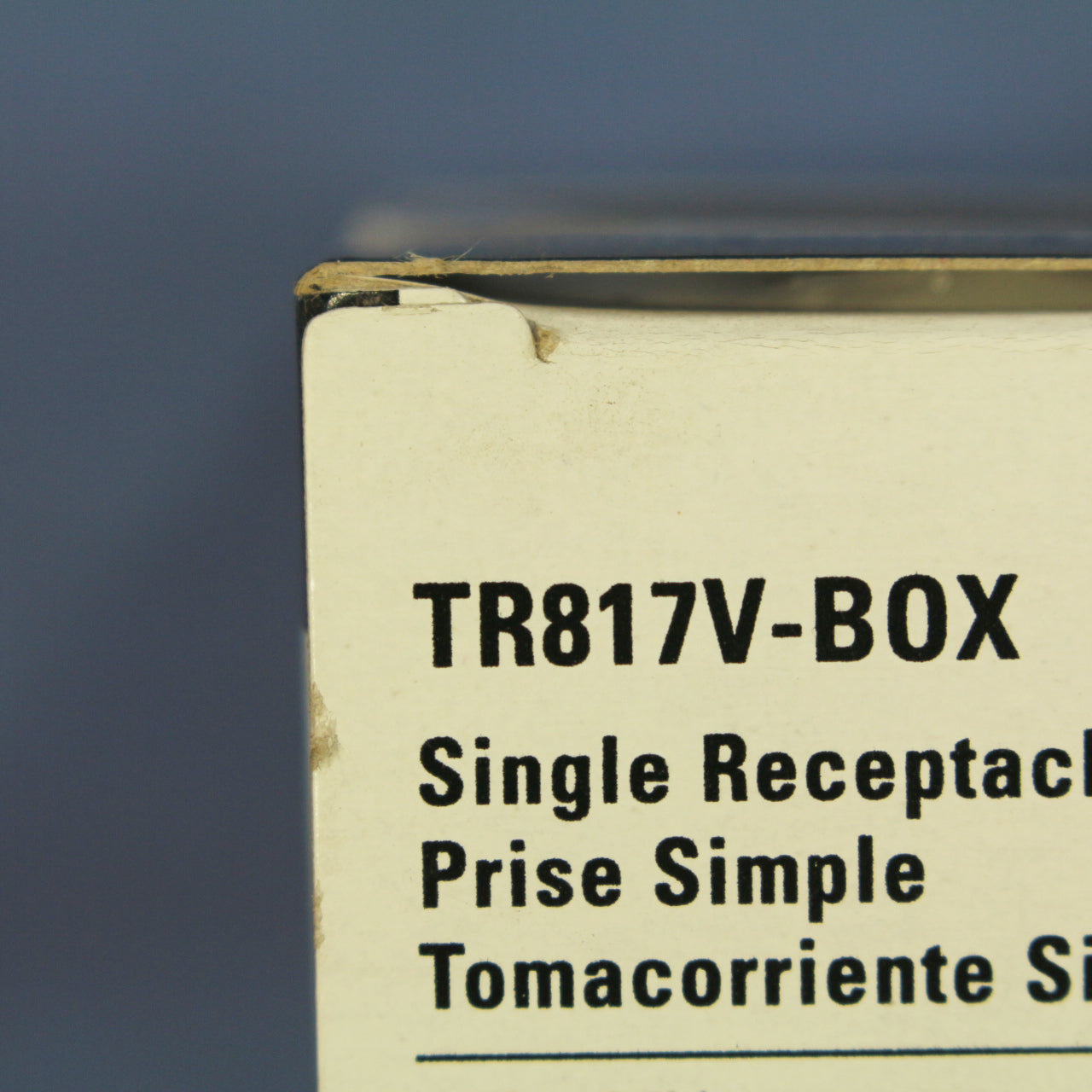 Cooper Ivory Tamper Resistant Commercial Single Receptacle Nema 5-15R 15A TR817V