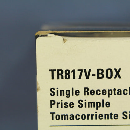 Cooper Ivory Tamper Resistant Commercial Single Receptacle Nema 5-15R 15A TR817V