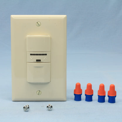 Cooper VS106D1-A Almond Incandescent Vacancy Sensor Dimmer 120V 600W 1-Pole