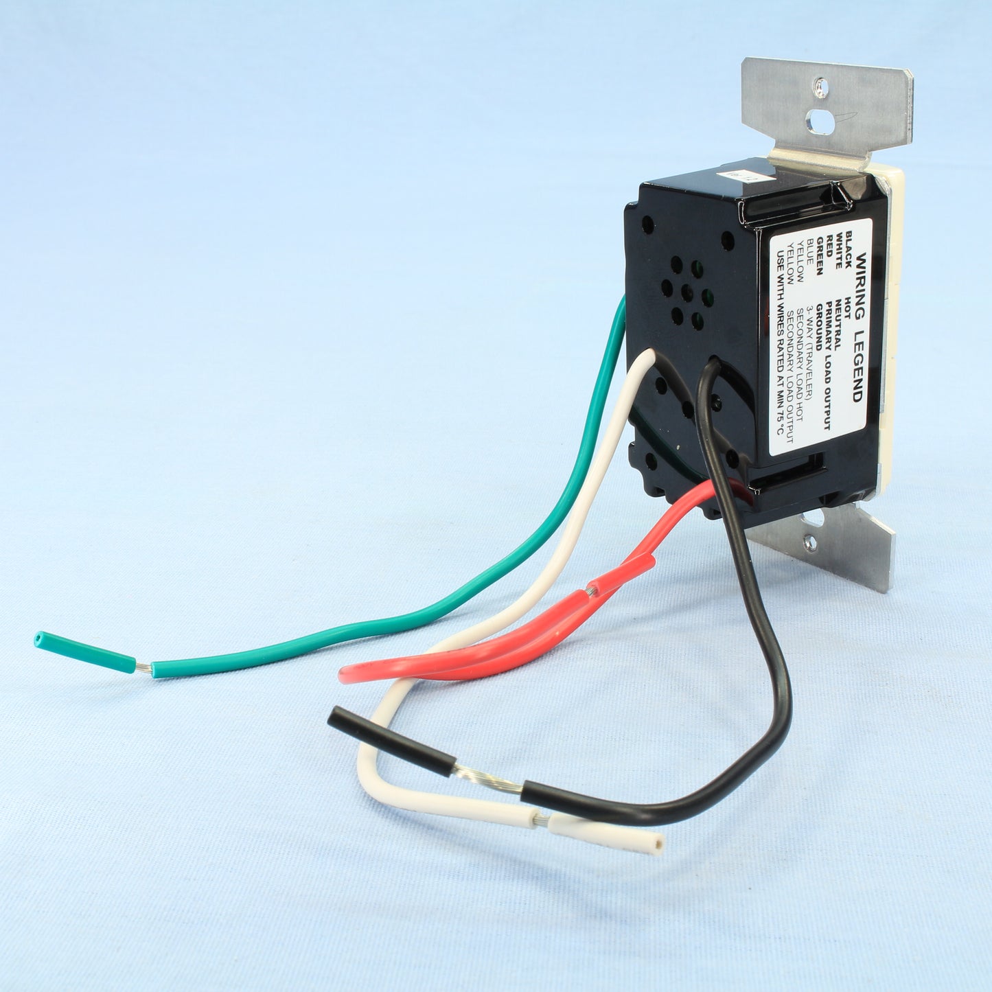 Cooper VS106D1-A Almond Incandescent Vacancy Sensor Dimmer 120V 600W 1-Pole