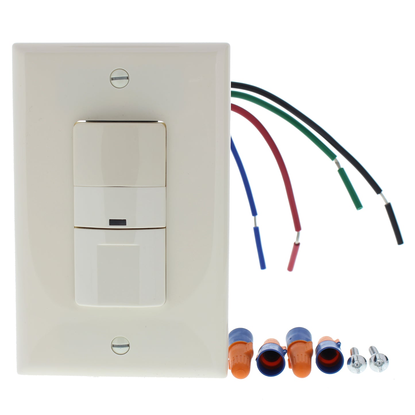 Cooper Almond Passive Infrared Vacancy Sensor Switch 1-Pole 3-Way 600W VS306U-A