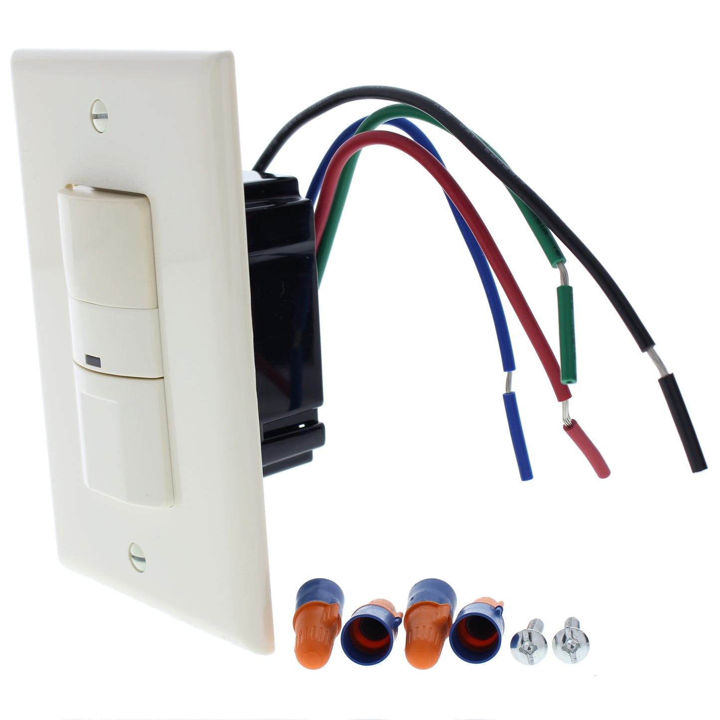 Cooper Almond Passive Infrared Vacancy Sensor Switch 1-Pole 3-Way 600W VS306U-A