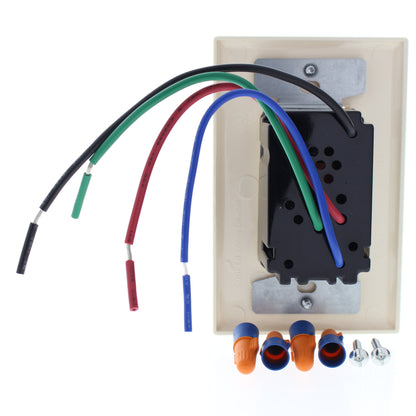 Cooper Almond Passive Infrared Vacancy Sensor Switch 1-Pole 3-Way 600W VS306U-A