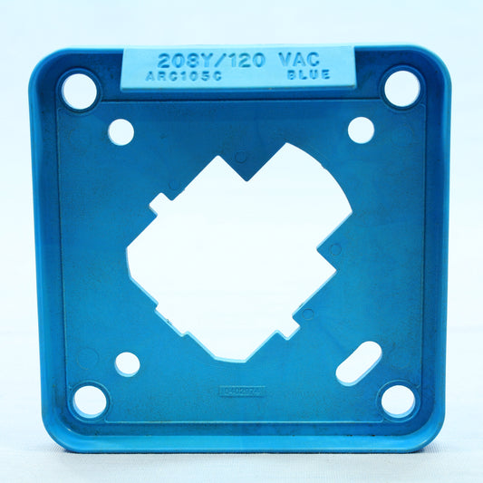Cooper Pin Sleeve Polarizer Plate 208Y/120 VAC ARC105C Blue 0402974 192594 100A