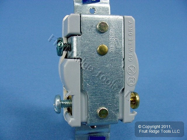 Cooper 1877LA Light Almond 20A Single Outlet Receptacle 5-20R 125V Commercial