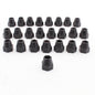 24-PK Black Nipple Pipe, Threated Pipe Connectors 1" x 1.5"