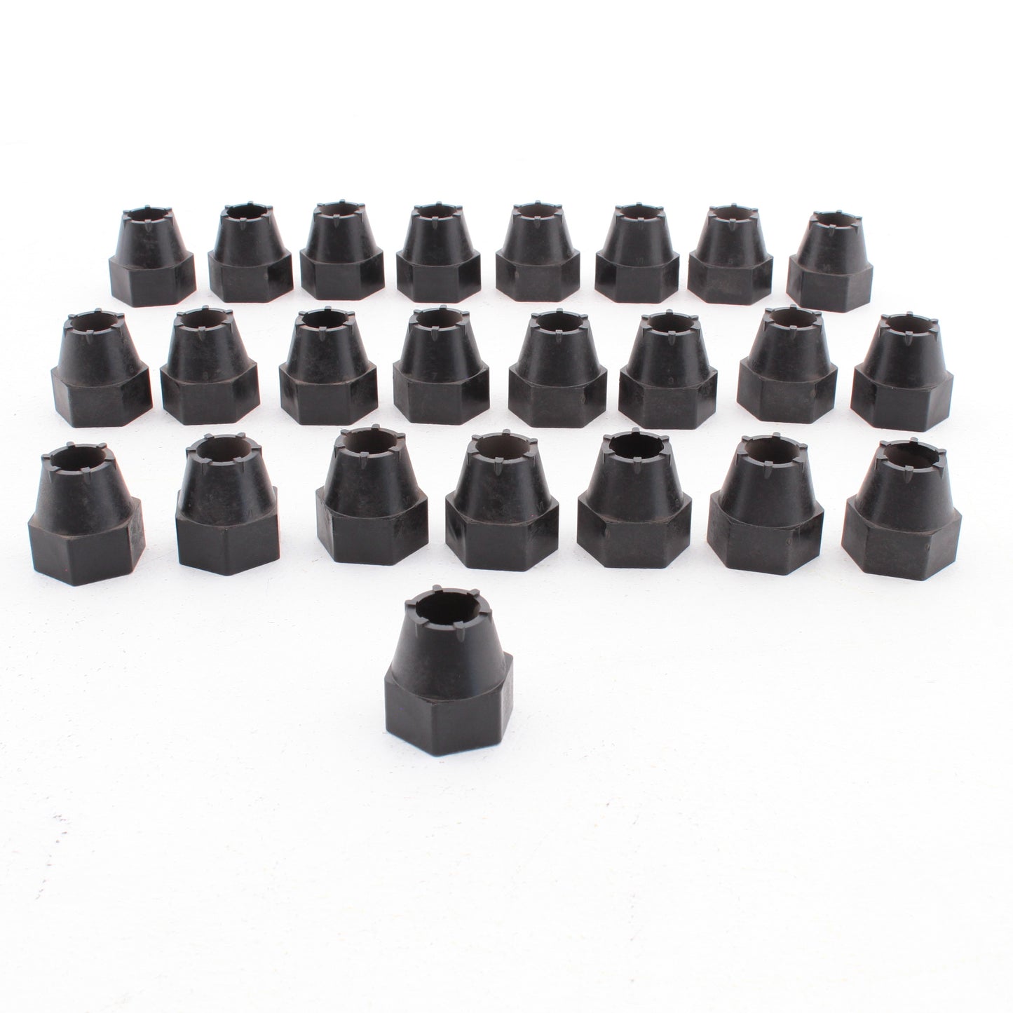 24-PK Black Nipple Pipe, Threated Pipe Connectors 1" x 1.5"