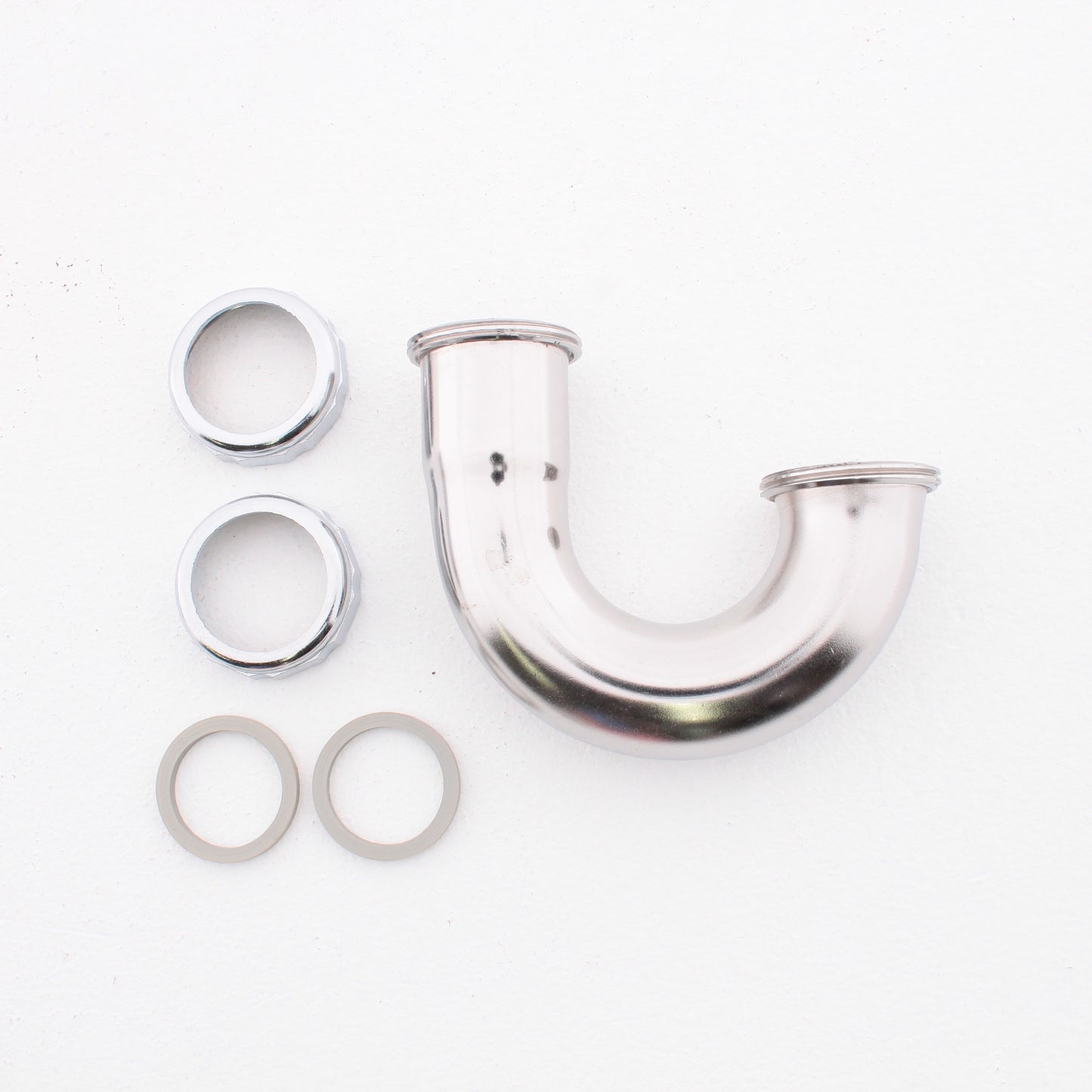 Dearbom Brass 10300CP Polished Chrome Plated 20 ga. Brass J-Bend