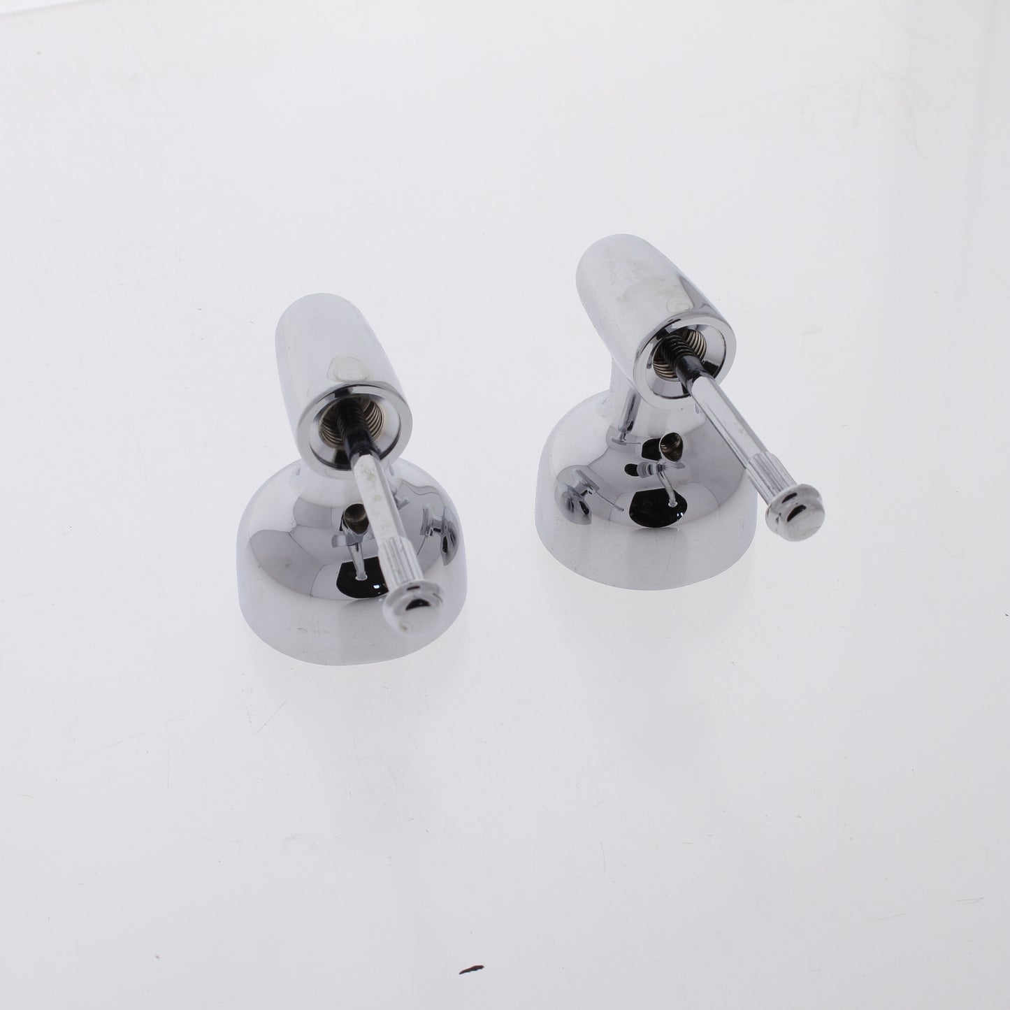 Pair Delta H62 Large Classic Metal Chrome-Plated Lever Handle Kit Less Inserts