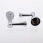 Pair Delta Chrome Victorian Metal Lever Handles from the Lockwood Collection